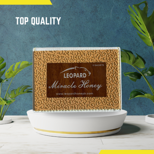New Leopard pack of Royal Honey comes in 12 sachets – 15 gram each.