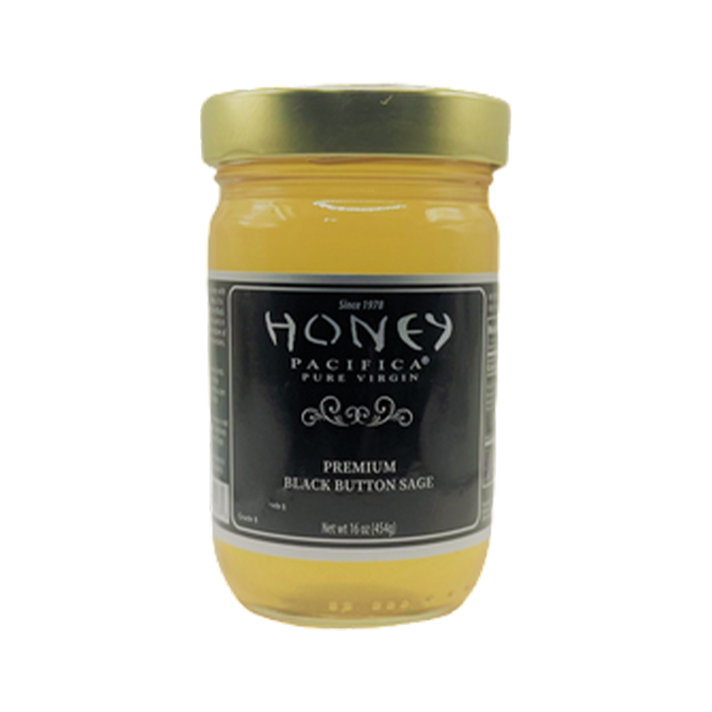 Premium Black Button Sage Honey