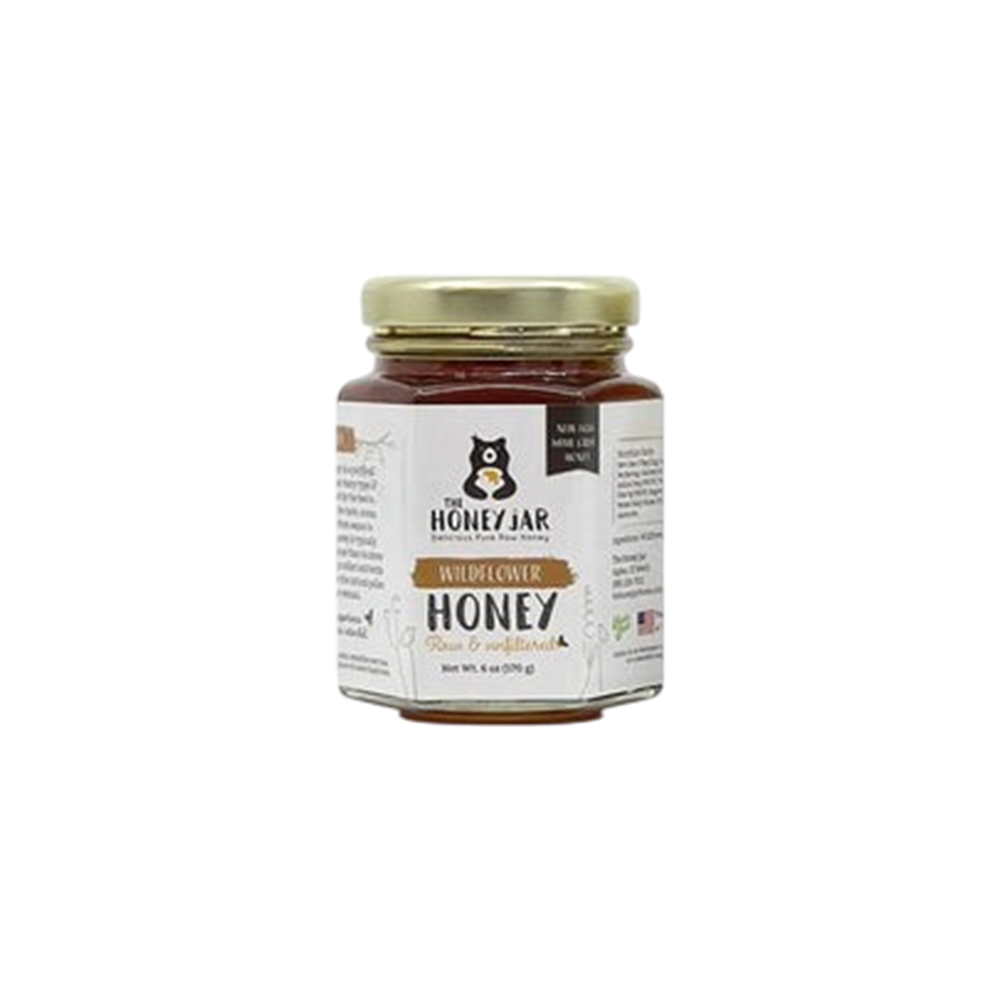 Utah Wildflower Honey – Raw and Unfiltered – 6 oz Hex